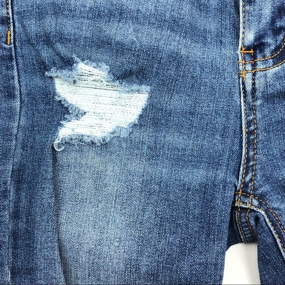 Indigo Rein High Rise Recycled Denim Bermuda Shorts Juniors Size 0 Waist 23” NEW - Picture 4 of 11